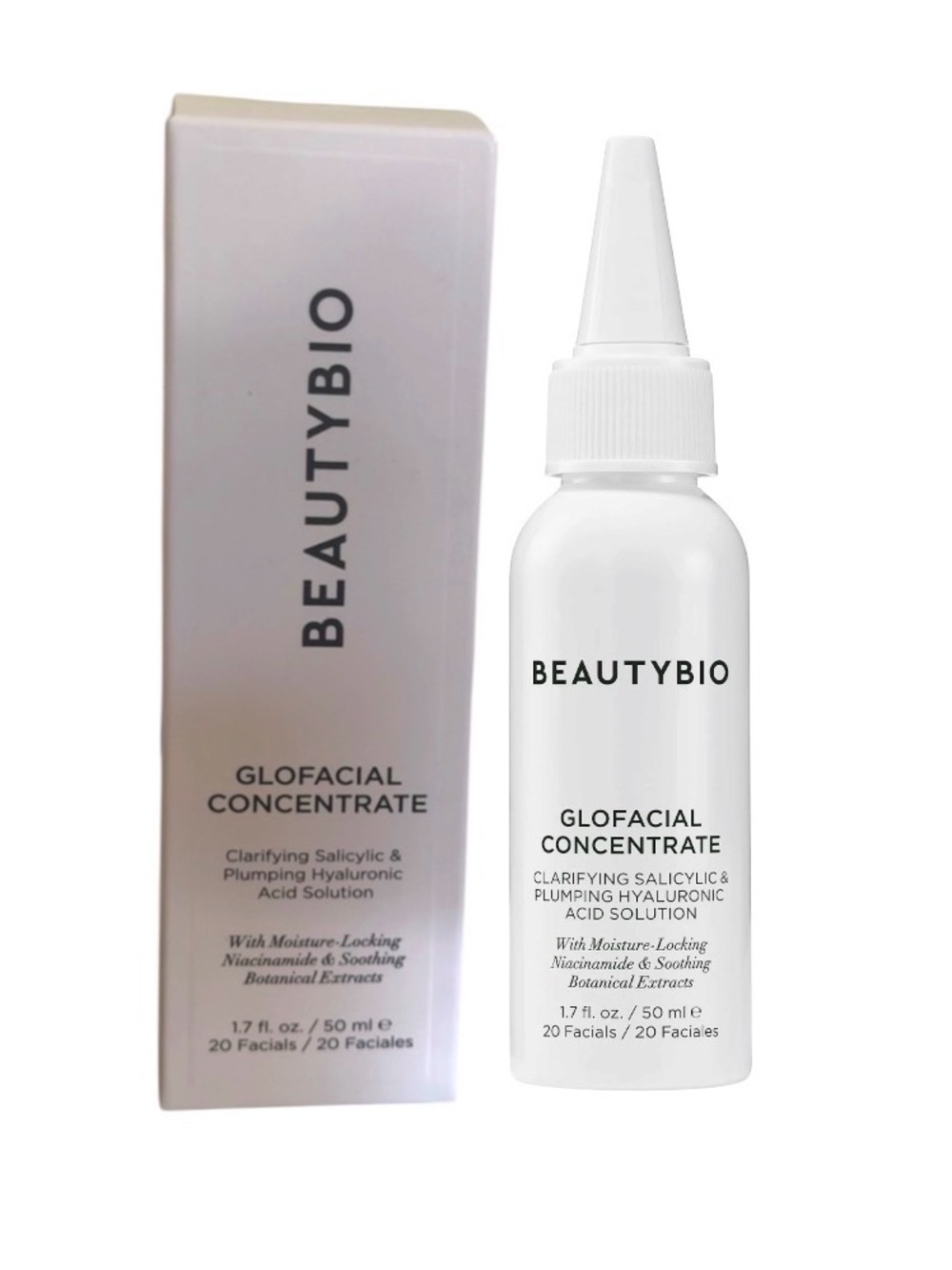 BeautyBio GloFacial Concentrate NIB Sealed a clarifying & plumping serum